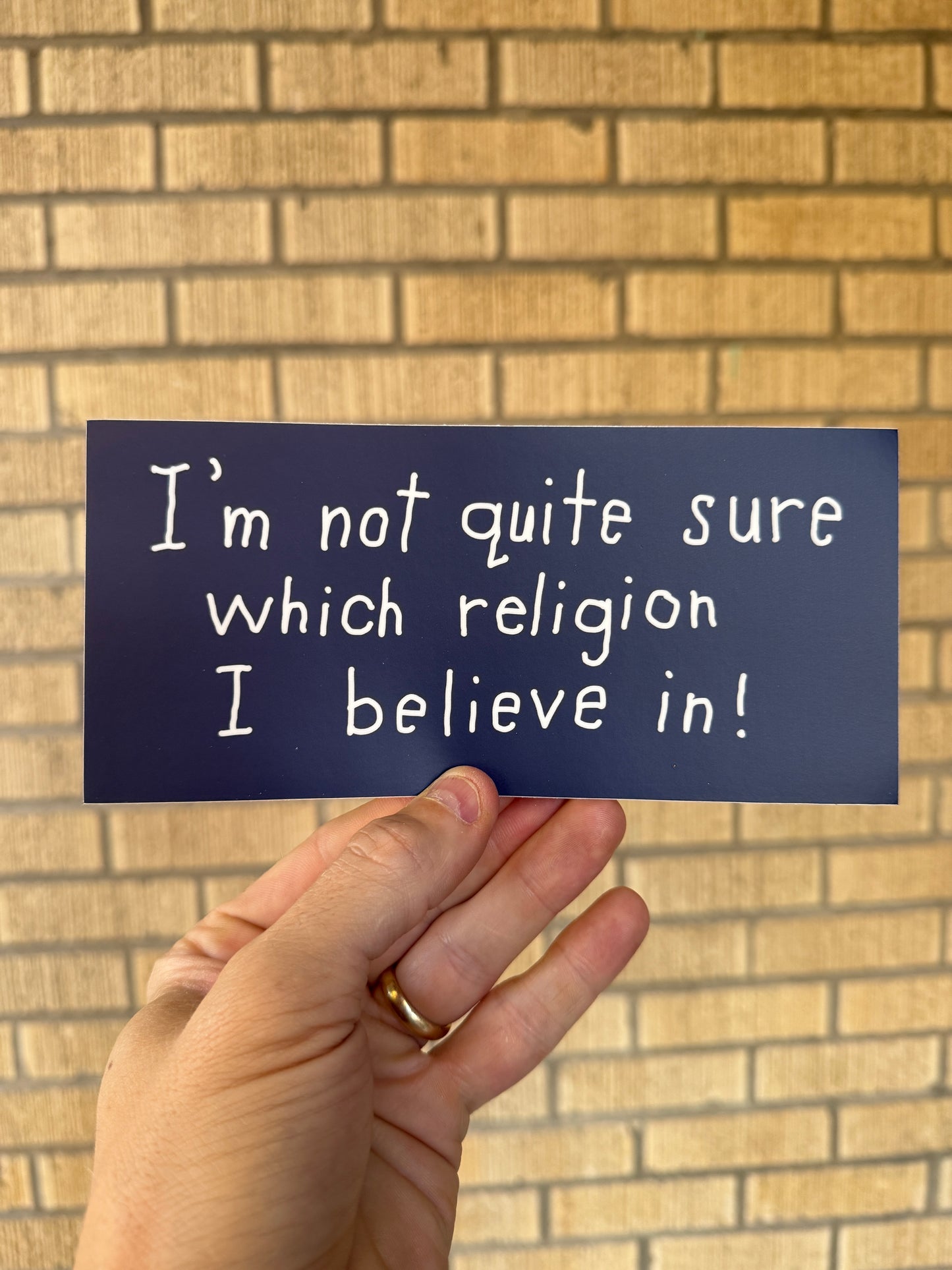 Religion? - Bumper Sticker