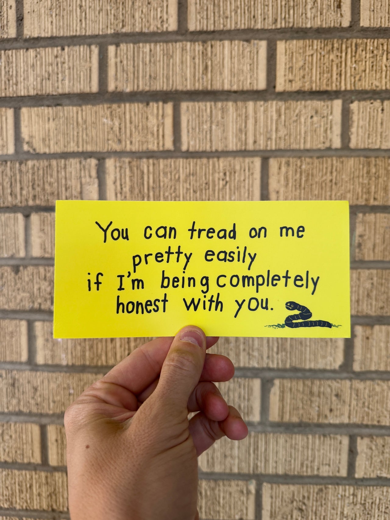 You Can Tread On Me - Bumper Sticker
